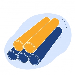 Труба нержавеющая хромированная 180х12 мм 08Х20Н14С2 ГОСТ 9941-81