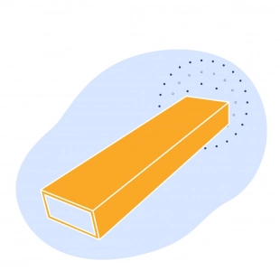 Оцинкованная прямоугольная труба 180х80х7 мм ст10 ГОСТ 8645-68