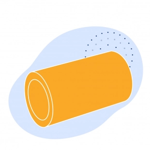 Полиэтиленовая газовая труба 50х2.9 мм SDR 17.6 ПЭ 80 черная