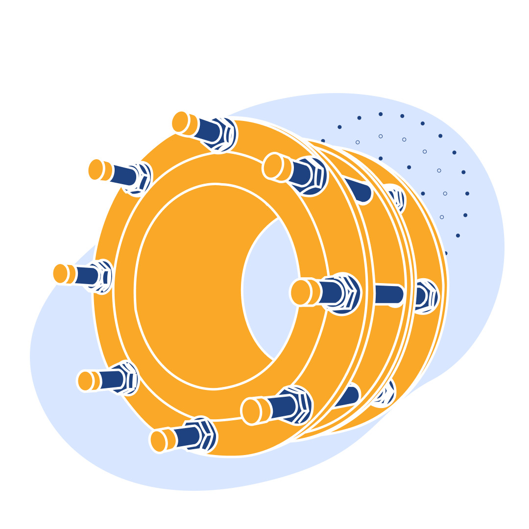 Демонтажная вставка чугунная Ду 100 мм