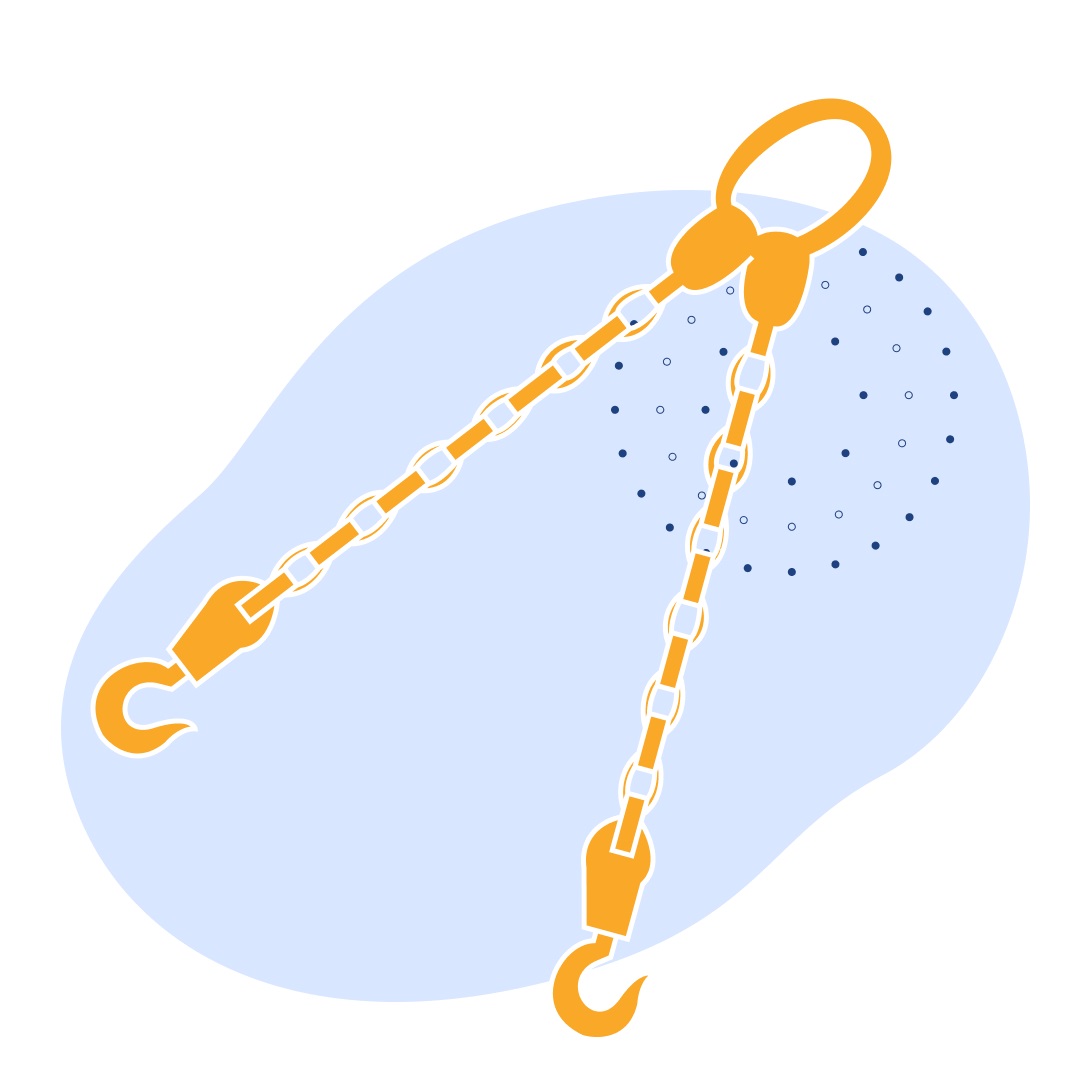 Строп цепной 2сц 4 м 2.8 т