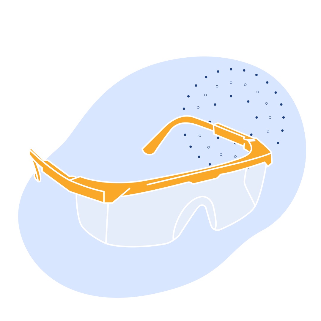 Очки АЙ-ВО открытые (Uvex) ГОСТ Р 12.4.013-97