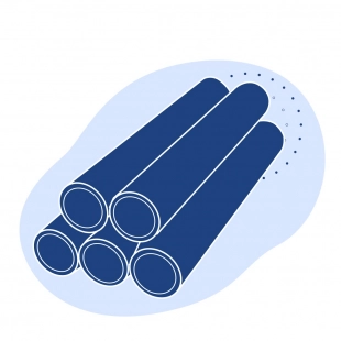 Труба нержавеющая хромированная 180х12 мм 08Х20Н14С2 ГОСТ 9941-81