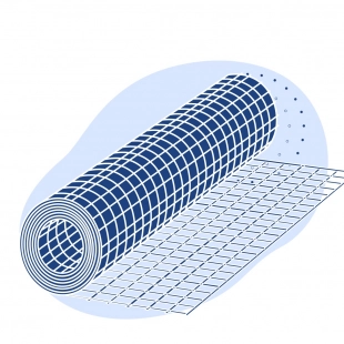 Стальная сварная сетка оцинкованная 20x20 мм ГОСТ 23279-2012