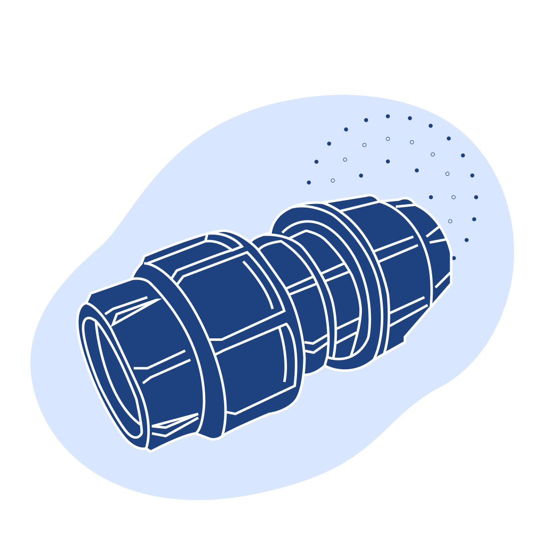Муфта ПНД Ду 50 мм
